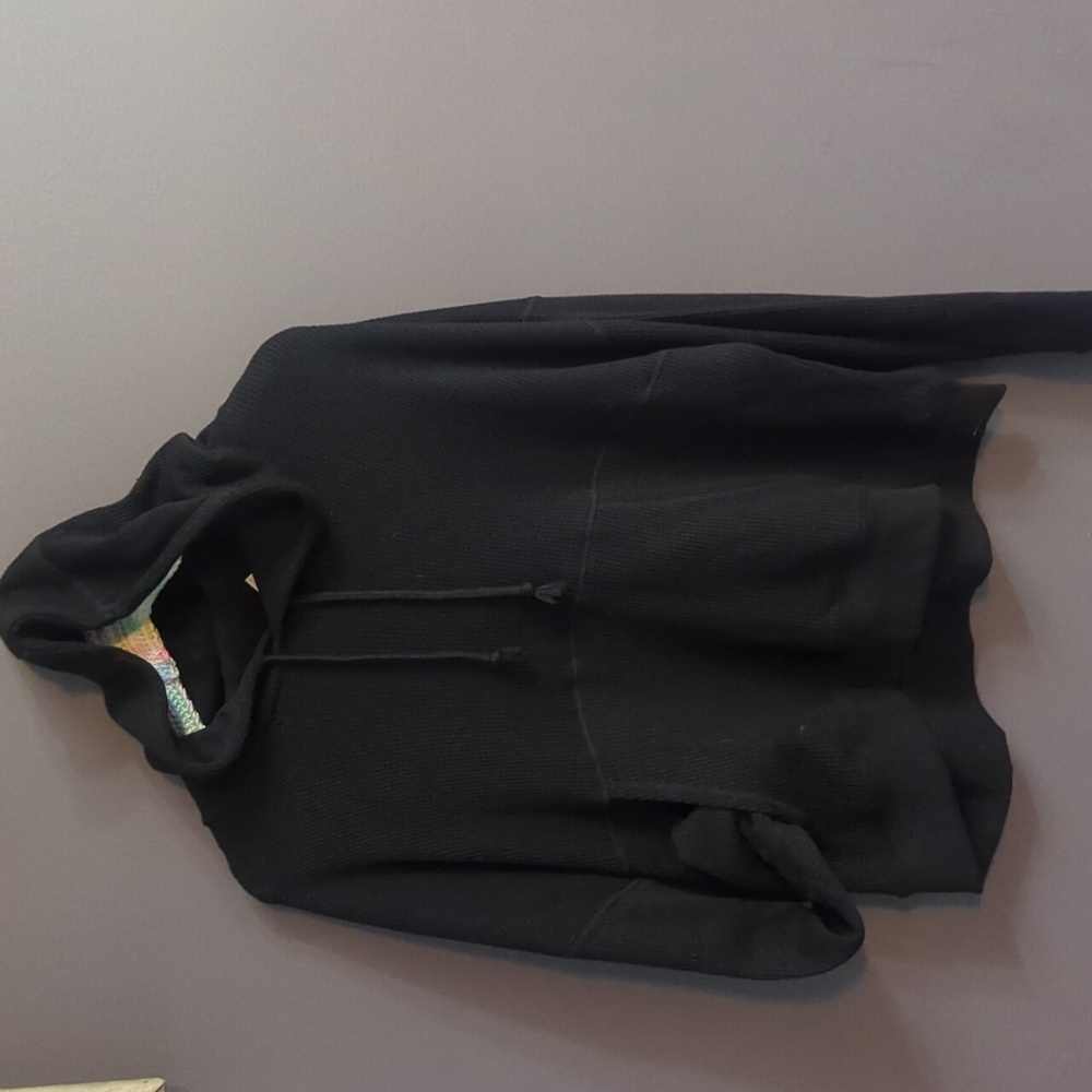 Yogalicious waffle knit pullover